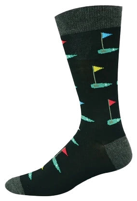 Bamboozld Mens Golf Bamboo Socks (BBS16GOLAK) Black