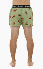 Bamboozld Mens Weiner Bamboo Boxer Shorts (BBW22UBSWEINER) Sage