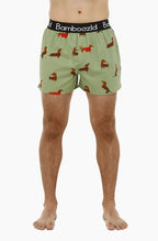 Bamboozld Mens Weiner Bamboo Boxer Shorts (BBW22UBSWEINER) Sage