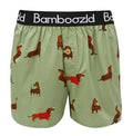 Bamboozld Mens Weiner Bamboo Boxer Shorts (BBW22UBSWEINER) Sage