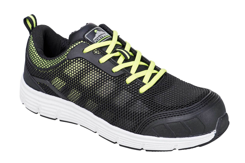 Portwest Mens Steelite Tove Trainers (FT15) Black/Green  [SD]