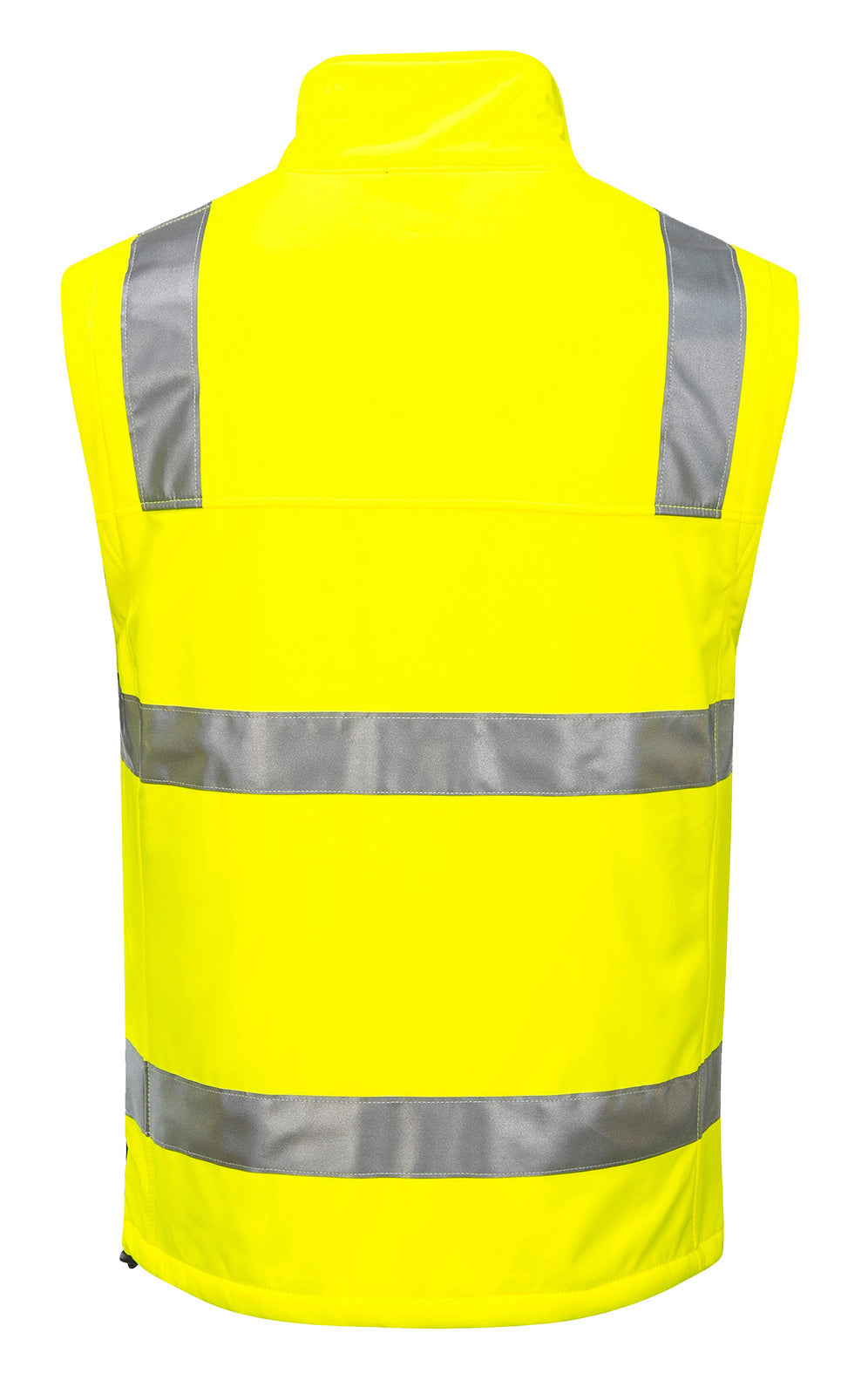 Portwest Mens Chassis Softshell Jacket 2 in 1 (K8074YNR) Yellow/Navy  [GD]