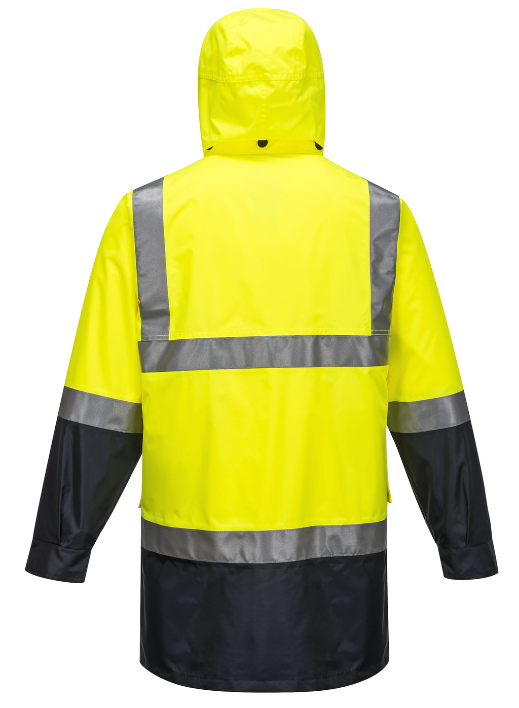Portwest Mens Hi Vis 4 in 1 Jacket (MJ881YNR) Yellow/Navy  [GD]