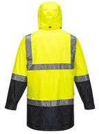 Portwest Mens Hi Vis 4 in 1 Jacket (MJ881YNR) Yellow/Navy  [GD]
