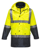 Portwest Mens Hi Vis 4 in 1 Jacket (MJ881YNR) Yellow/Navy  [GD]
