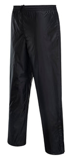 Portwest Mens Monsoon Packable Pants (K8031BKR) Black [GD]
