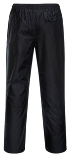 Portwest Mens Monsoon Packable Pants (K8031BKR) Black [GD]
