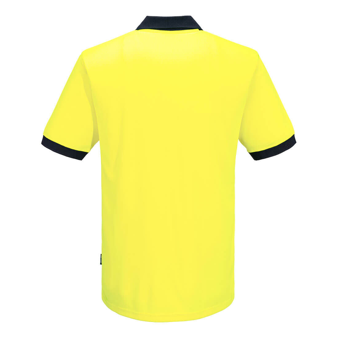 Portwest Mens Hi Vis Contrast Polo (MP610) Yellow/Navy