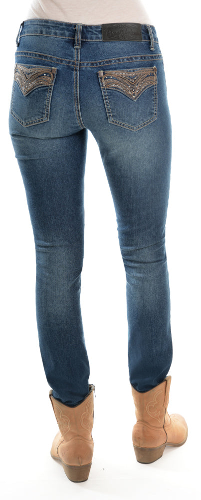 Pure Western Womens Vivienne Skinny Jeans (PCP2201317) Dusk  [AD]