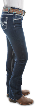 Pure Western Womens Hannah Bootcut Jeans - 32 Leg - 32 Leg (PCP2211119) Midnight 