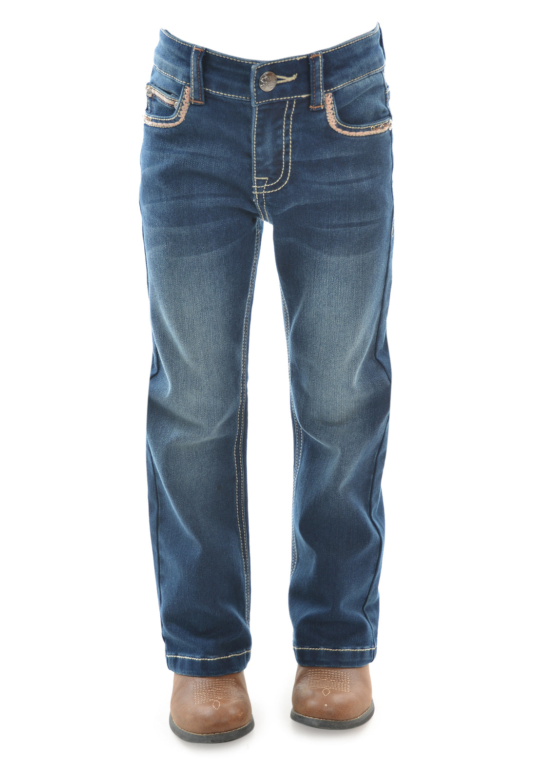 Pure Western Girls Emma Bootcut Jeans (PCP5201316) Indigo