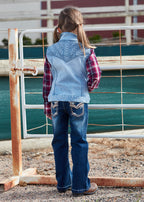 Pure Western Girls Emma Bootcut Jeans (PCP5201316) Indigo