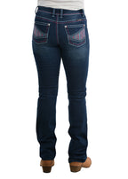 Pure Western Womens Jules Relaxed Rider Jeans - 36 Leg (PCP2210422) Twilight  [SD]