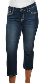 Pure Western Womens Tabitha Capri Jeans (PCP2209506) Midnight  [SD]