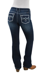 Pure Western Womens Rhian Bootcut Jeans - 34 Leg (PCP2208573) Darkest Night [SD]