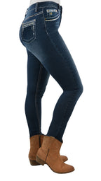Pure Western Womens Frida Hi Waist Super Skinny Jeans (PCP2214571) Midnight  [SD]