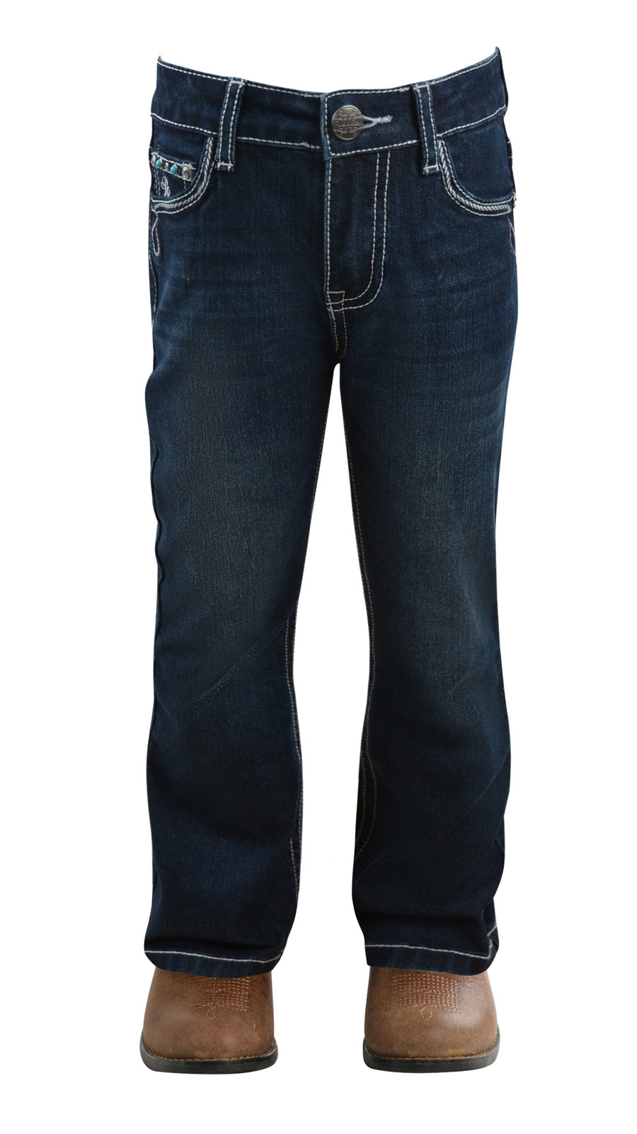 Pure Western Girls Rhian Bootcut Jeans (PCP5201573) Darkest Night