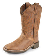 Pure Western Childrens Sawyer Western Boots (PCP78074C) Tan [GD]