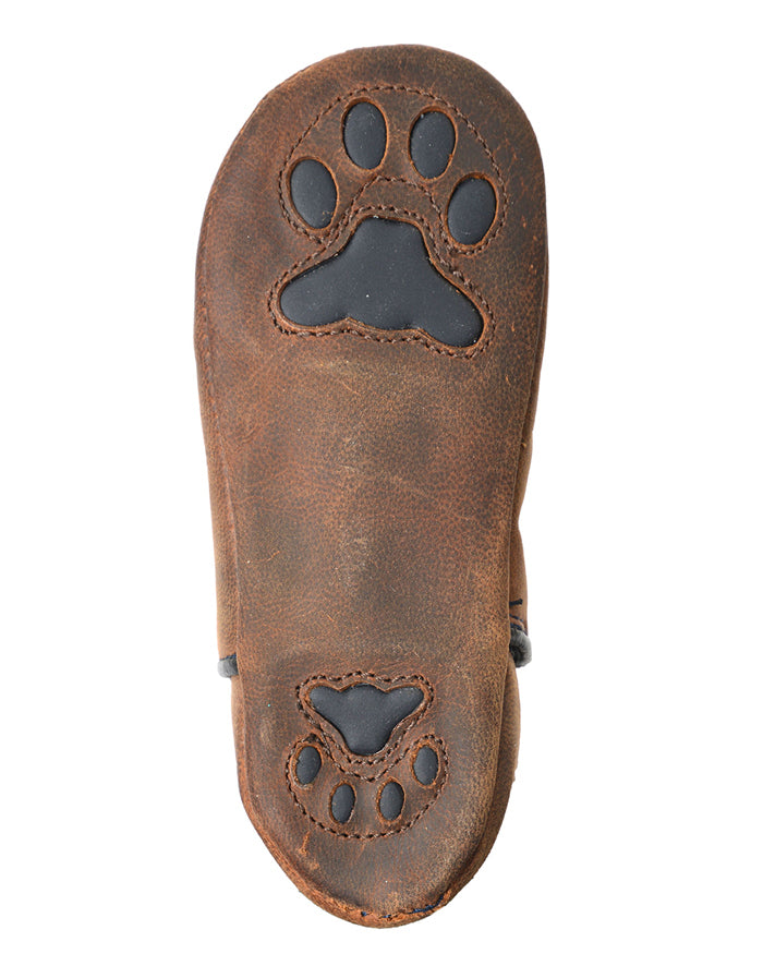 Pure Western Infants Nash Western Boots (PCP78097) Dark Brown/Navy