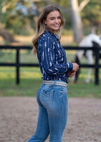 Pure Western Womens Veronica Bootcut Jeans - 34 Leg (PCP2211651) Moonshine