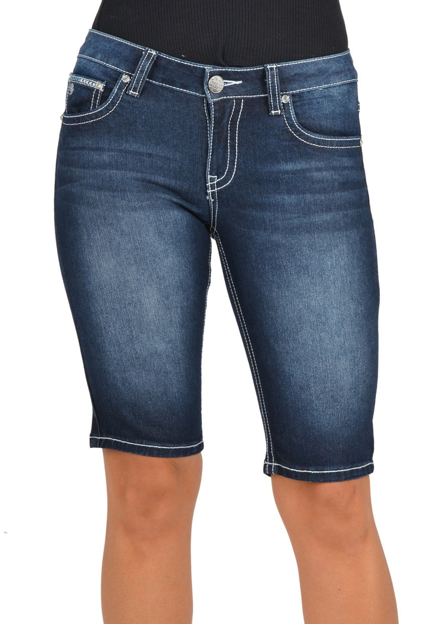 Pure Western Womens Claudie Shorts (PCP2306658) Midnight [SD]