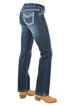Pure Western Womens Geraldine Straight Leg Jeans - 32 Leg (PCP2212730) Midnight [AD]