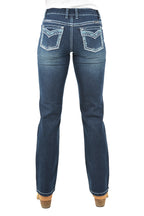 Pure Western Womens Geraldine Straight Leg Jeans - 32 Leg (PCP2212730) Midnight [AD]