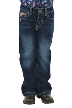 Pure Western Girls Aztec Bootcut Jeans (PCP5211726) Darkest Night [SD]