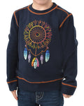 Pure Western Girls Sunny Crew (P3W5501740) Navy [SD]