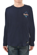 Pure Western Boys Clarke L/S Tee (P3W3562676) Navy [SD]