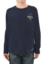 Pure Western Boys Clarke L/S Tee (P3W3562676) Navy [SD]