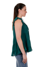 Pure Western Womens Athena Blouse (P3S2568780) Green [SD]