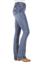 Pure Western Womens Nina Hi Rise Bootcut Jeans - 34 Leg (PCP2213607) Moonshine