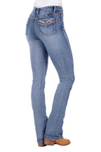 Pure Western Womens Nina Hi Rise Bootcut Jeans - 34 Leg (PCP2213607) Moonshine