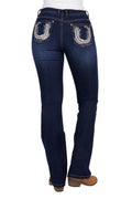 Pure Western Womens Azalee Bootcut Jeans - 34 Leg (PCP2211934) Midnight