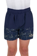 Pure Western Boys Drew Boardshorts (P4S3302972) Navy/Tan [SD]