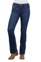 Pure Western Womens Ava Bootcut Jeans - 32 Leg (PCP2208847) Indigo