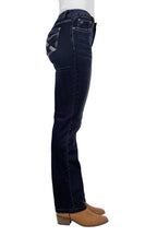 Pure Western Womens Kim Hi Rise Bootcut Jeans - 34 Leg (PCP2213852) Midnight
