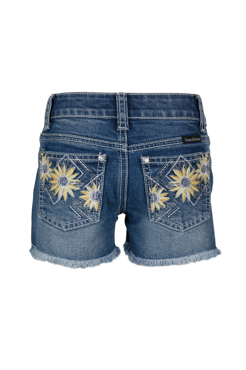 Pure Western Girls Peyton Shorts (PCP5305853) Retro Blue