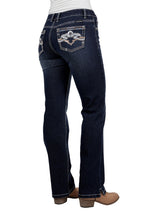 Pure Western Womens Mia Straight Leg Jeans - 32 Leg (PCP2212850) Evening Sky