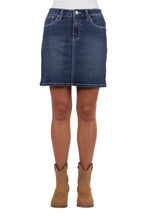 Pure Western Womens Davina Denim Skirt (PCP2407854) Indigo