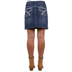Pure Western Womens Davina Denim Skirt (PCP2407854) Indigo