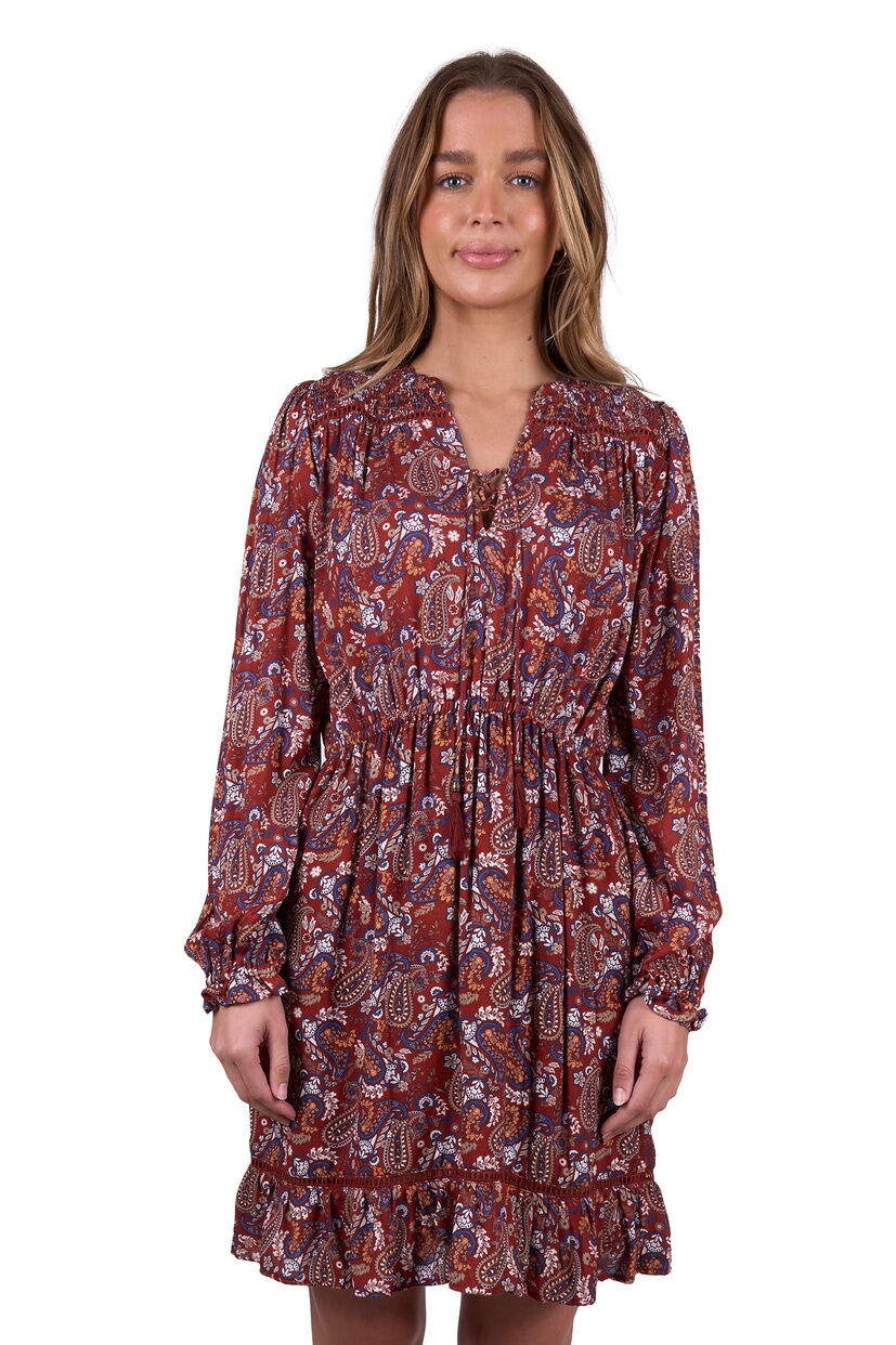 Pure Western Womens Brady Dress (P5W2400018) Rust [SD]