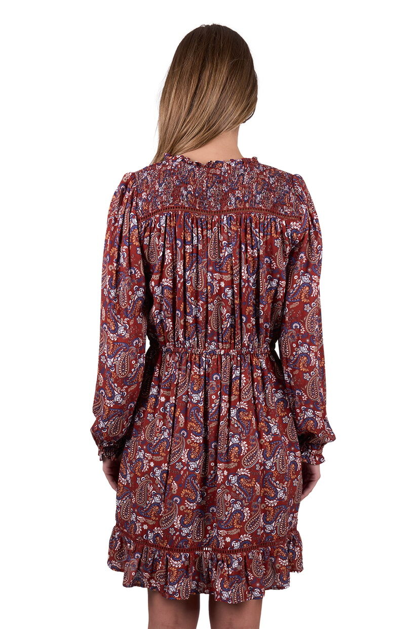 Pure Western Womens Brady Dress (P5W2400018) Rust [SD]