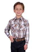 Pure Western Boys Axel L/S Shirt (P5W3100870) Tan [SD]