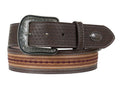 Pure Western Oscar Belt (P5W1961BLT) Chocolate/Tan [SD]
