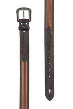 Pure Western Oscar Belt (P5W1961BLT) Chocolate/Tan [SD]