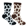 Pure Western PW Crew Socks - Twin Pack (PCP2949SOC) Black/Tan