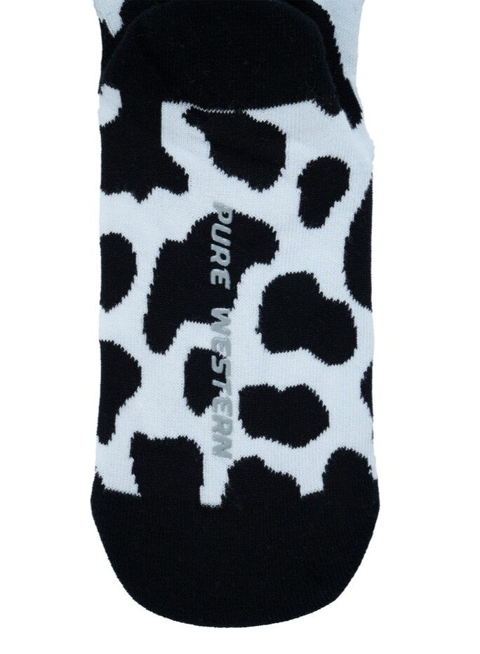 Pure Western PW Crew Socks - Twin Pack (PCP2949SOC) Black/Tan