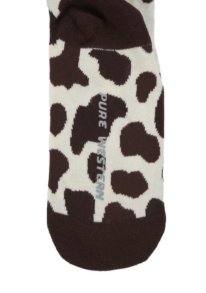 Pure Western PW Crew Socks - Twin Pack (PCP2949SOC) Black/Tan